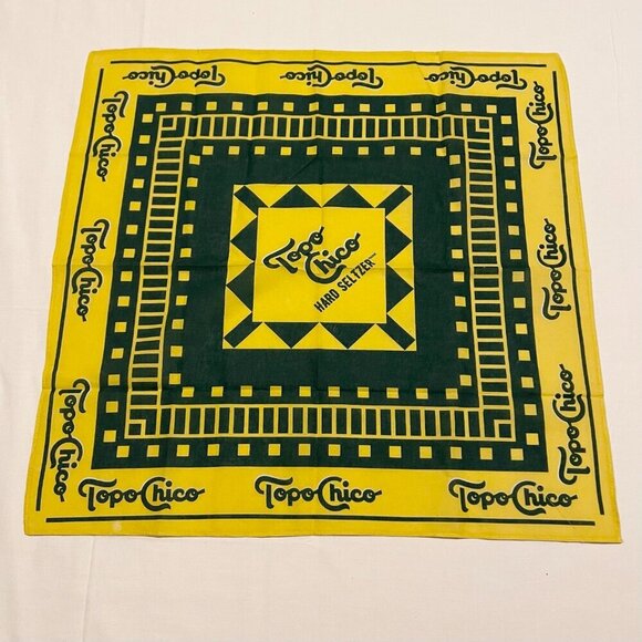 Topo Chico Hard Seltzer Scarf Handkerchief Bandana - Picture 2 of 16